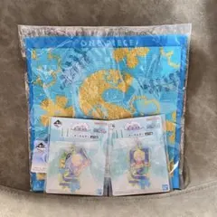 一番くじ　ワンピース　サンジ　G賞　タオル　H賞　キーホルダー　セット