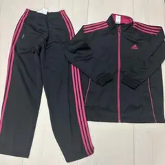 adidas ジャージ ブラック/ピンク 160サイズ