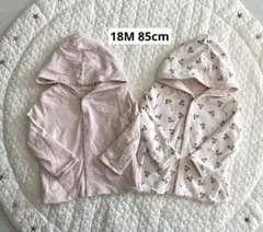 ラルフローレン　ベビー　リバーシブルパーカー　ポロベア　双子　80 85