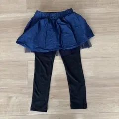 デニムスカート付きレギンス 110cm スカッツ