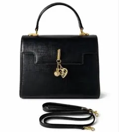 【外装綺麗】YUKI KATSURA ブラック ハンドバッグ 2WAY 高級感