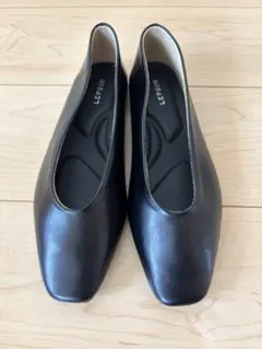 LEPSIM ソフトクッションパンプス　ブラック　LL