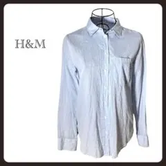 a1024 H&M レディース　シャツ　薄め　爽やか　カジュアル　XS