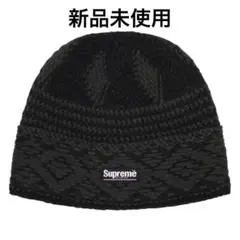 Supreme diamond beanie black