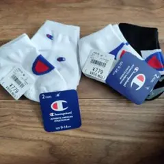 【新品未使用】Champion キッズ靴下 2足組 9-14cm2点セット