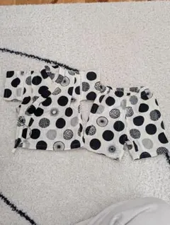 水玉模様 甚平セット 80cm