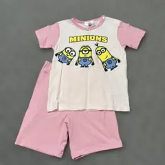 MINIONS パジャマ 上下セット ピンク100のサムネイル