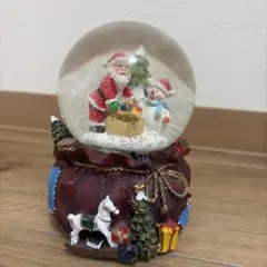 クリスマス スノードーム サンタ 雪だるま