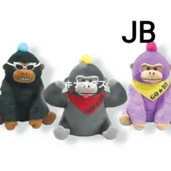 ウホウホゴリくん モヒカンロック JBぬいぐるみ 全3種セット 約27cm