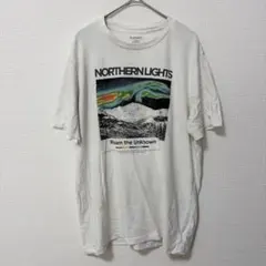 オールドネイビー ｔシャツ クルーネック半袖 プリント M 白 綿 お出かけのサムネイル