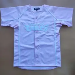 DESCENTE 楽天イーグルス ユニフォーム ピンク S　ロゴ刺繍のサムネイル