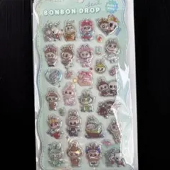ボンボンドロップシール　ラブブ