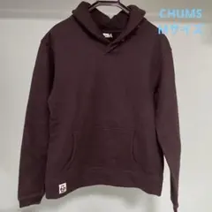 CHUMS ブラック シンプル パーカー M