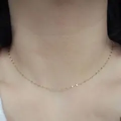 ebine　Skin Sparkle Necklace ゴールド　エビネ