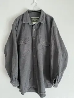 美品　FIELD & STREAM ネルシャツ XL グレー シャツジャケット