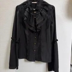 Amavel 姫袖 ブラウス 黒のサムネイル