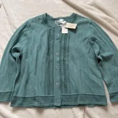sammy様　新品未使用 アリスバーリー カーディガン グリーン XL 大きい