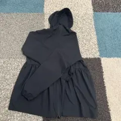試着程度　coca UVカットギャザーパーカー Lサイズ ブラック