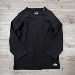 THE NORTH FACE ヘビーコットン 7分袖 Tシャツ ブラック 黒 S