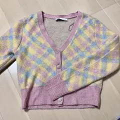 ZARA ショート丈　カーディガン