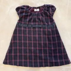 【Parents Dream】ウールチェックワンピース