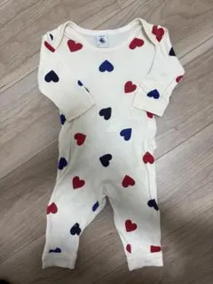 ハート柄ロンパース 6m/67cm