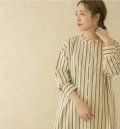 ITEMS URBANRESEARCH★2WAYストライプシャツロングワンピース