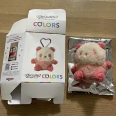 미사용 楽天 お買いものパンダ ぬいぐるみ キーホルダー ピンク