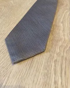 【美品】BVLGARI ブルガリ ネクタイ シルク100％ 総柄 ブラウン