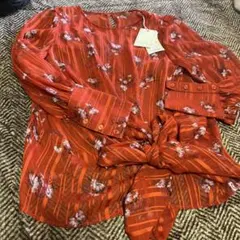 ROUGE VIF 花柄ストライプブラウス Fサイズのサムネイル