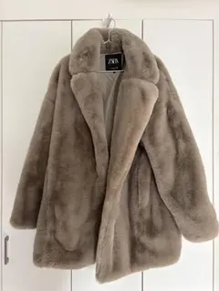 新品未使用タグ付 ZARA ZWCOLLECTION フェイクファーロングコート ZARA ZW Collection フェイクファーコート ザラ - メルカリ