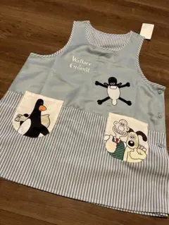 【3L-4L】 ひつじのショーン 保育士エプロン しまむら