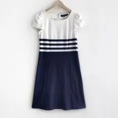 エムズグレイシー バイカラーワンピース サイズ40❨L❩ - メルカリ