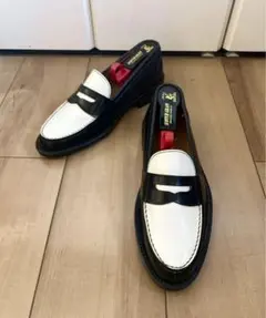 REGAL リーガル コインローファー 白黒　コンビ バイカラー 26