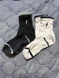 インザペイント IN THE PAINT ソックス二足セット 白黒 25-28