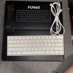 FUN60 メカニカルキーボード ホワイト 60%配列