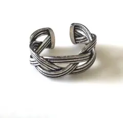 silver925 編み込みリング シルバー925 リング ring