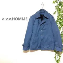 【a.v.v.HOMME】ブルー　アウター　ユニセックス　ジャケット　古着　防寒