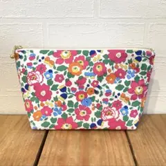 リバティ 巾着袋 ハンドメイド Betsy ネオンリバティ - メルカリ