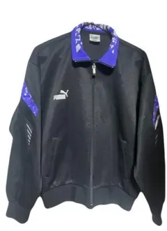 y2k 90s プーマ トラックジャケット ブルゾン ジャージ 刺繍 日本古着