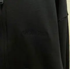 値下げ中！Calvin Klein カルバンクライン薄手ジップパーカーブラックM