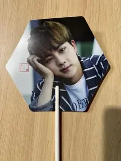 BTS JIN 公式うちわ 六角形