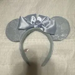 ディズニーカチューシャ レース ブルー 水色 ブルーエバーアフター