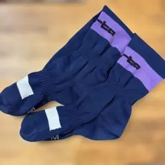 パープルライン リベルタ サッカー用　靴下 ネイビー ソックス Mサイズ