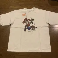 CALNAMUR エヴァンゲリオンコラボ 使徒ちょっと集合Tシャツ ホワイトF