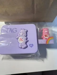 Care Bears TAG ポーチ & キーホルダー セット