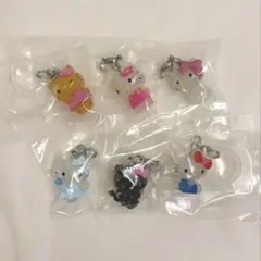 ハローキティー　めじるしアクセサリー 　コンプリート　6個　天使　日焼け
