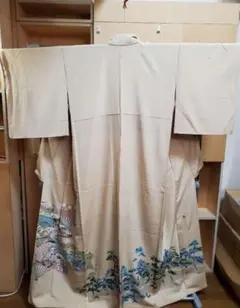 色留め袖　落款有りのサムネイル
