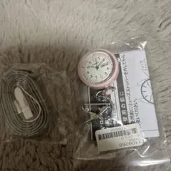 看護師グッズピンク アナログ懐中時計 ストラップ付き