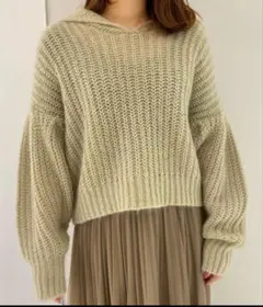 グレースコンチネンタル　セーラーカラーニットトップ